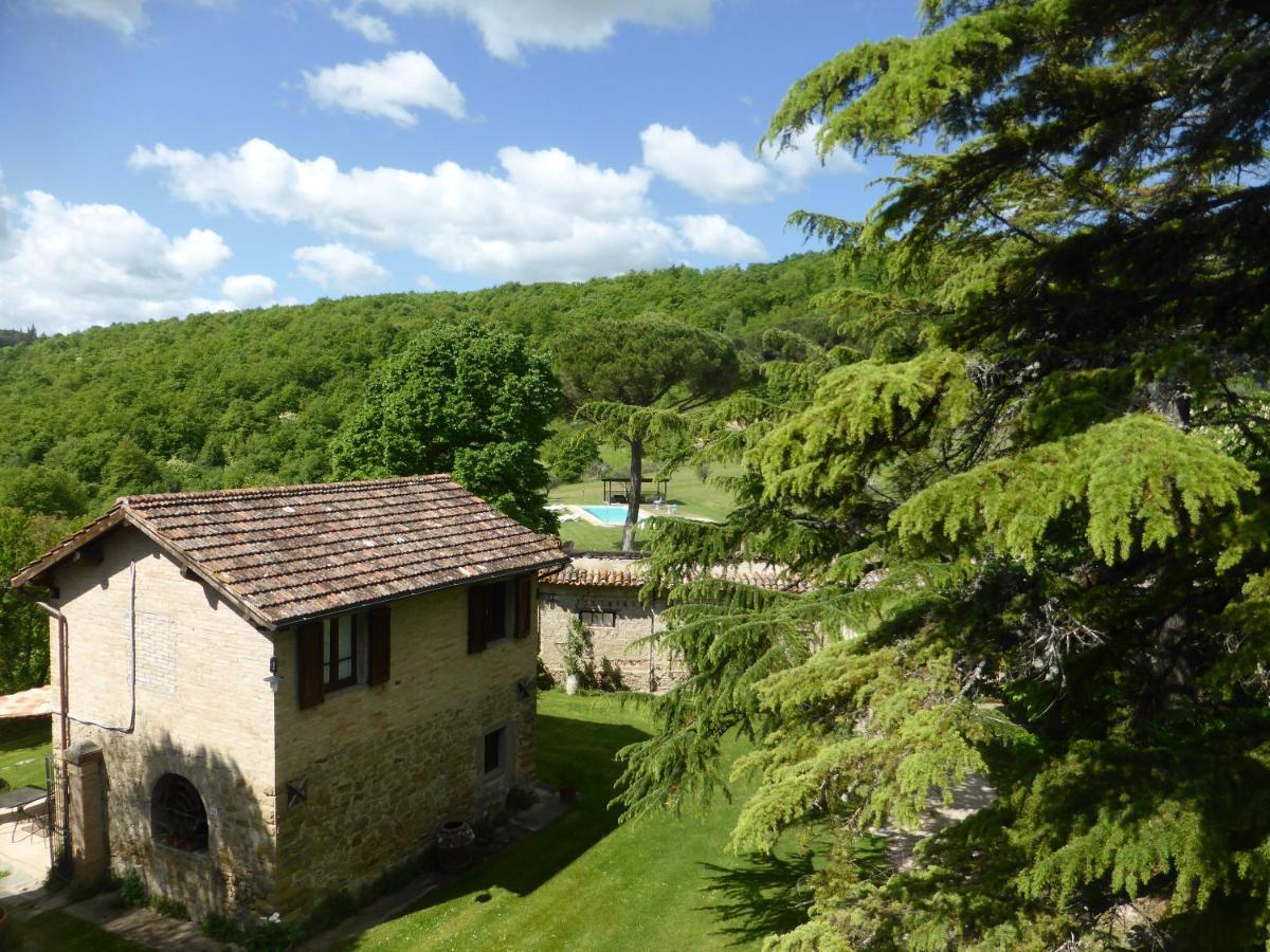 Country House La Casa Paterna Monte Santa Maria Tiberina Exteriör bild
